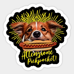 Attenzione Pickpocket! Hotdog Doggo Sticker